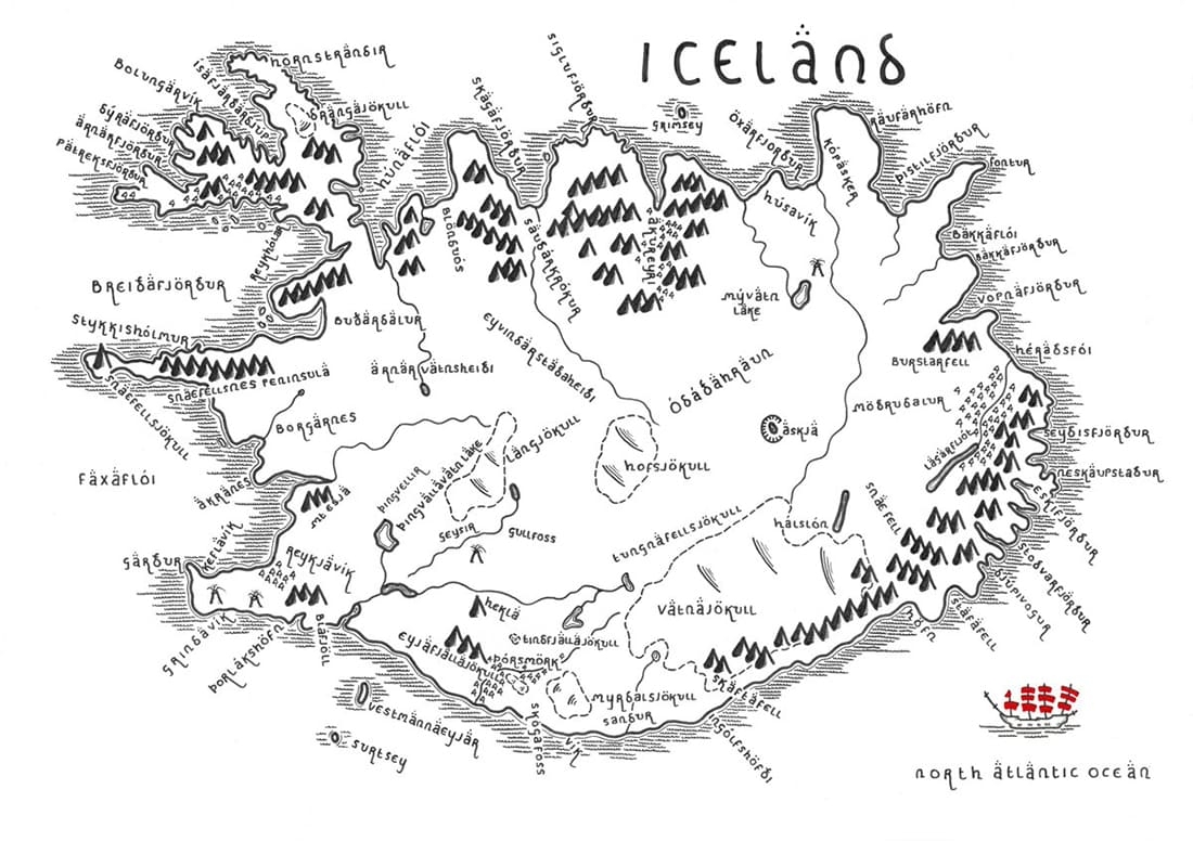Printable Map Of Iceland Free Download And Print For You 