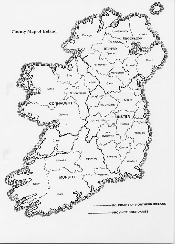 Printable Map Of Ireland With Counties Free Download And Print For You 