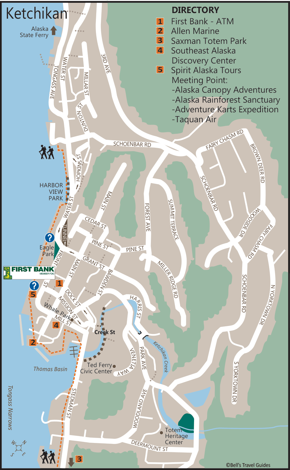 Printable Map Of Ketchikan Alaska