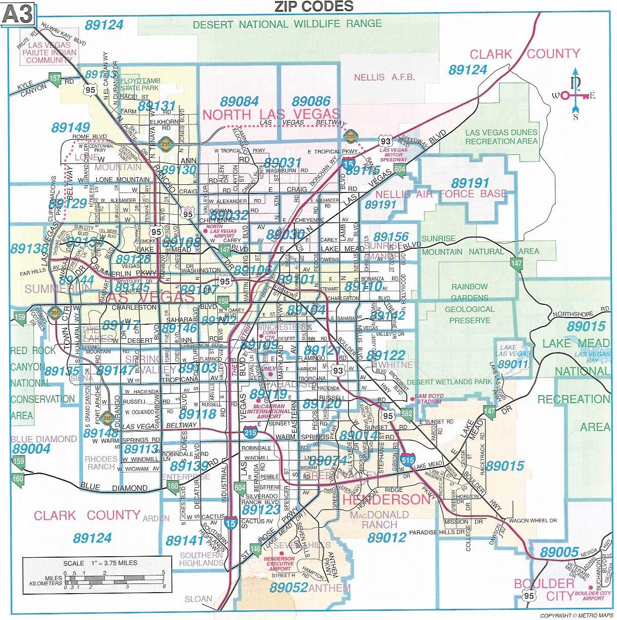 Printable Map Of Las Vegas Nv Plan Your Year Easily 