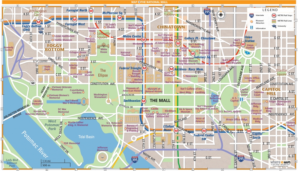 Printable Map Of National Mall