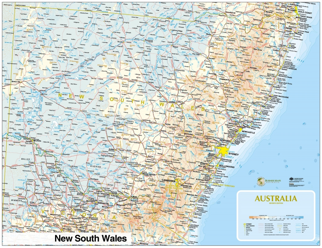 Printable Map Of Nsw Adams Printable Map