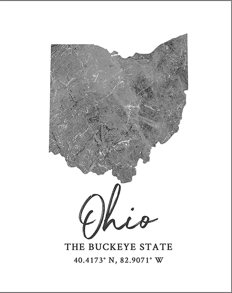 Printable Map Of Ohio Cities Free Download And Print For You 
