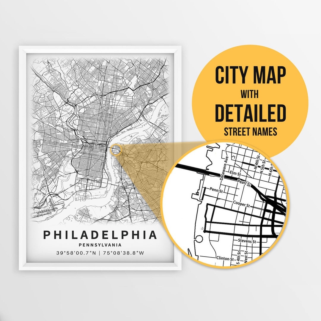 Printable Map Of Philadelphia