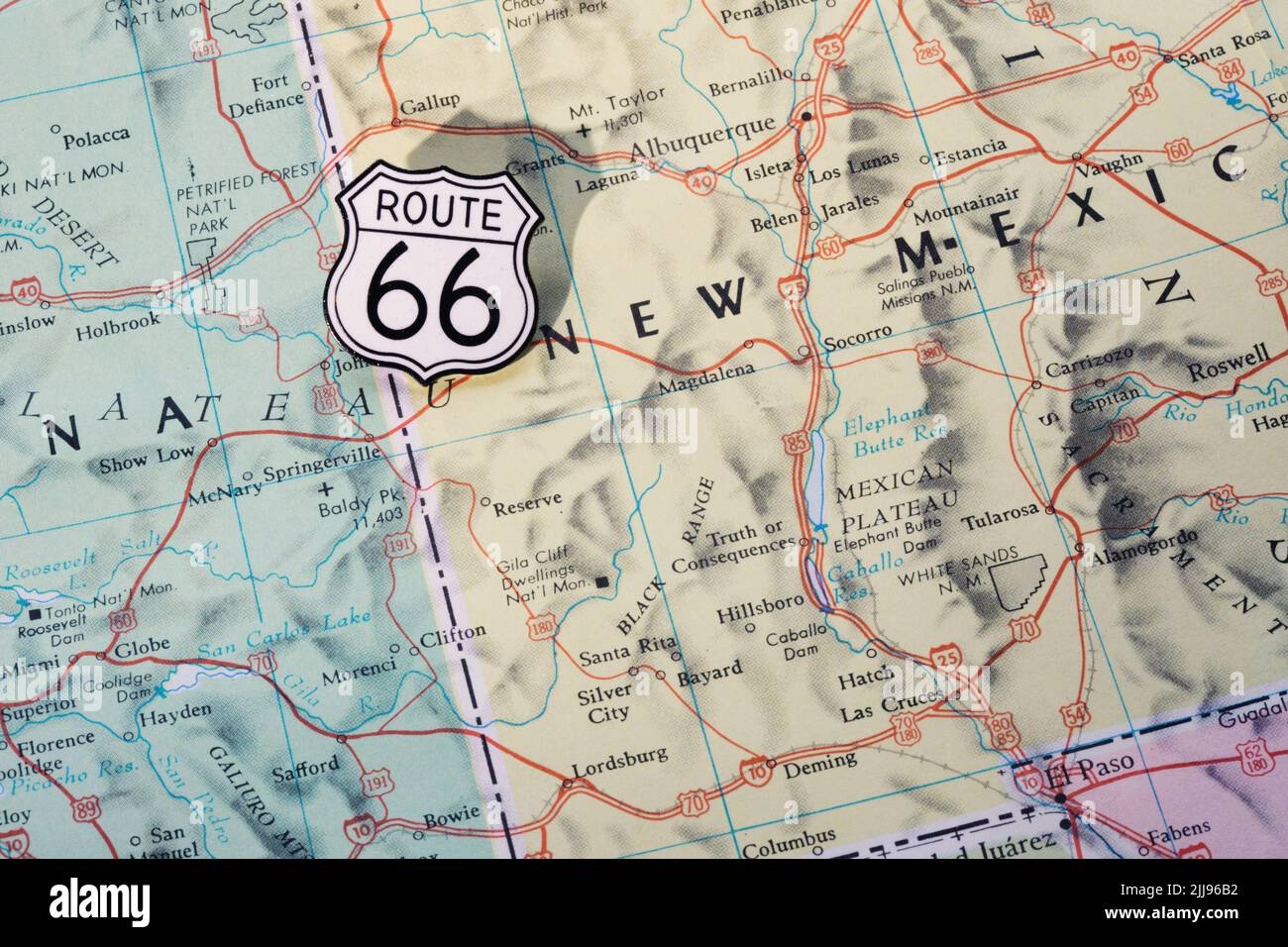 Printable Map Of Route 66 USA Printable Map Of Route 66 USA