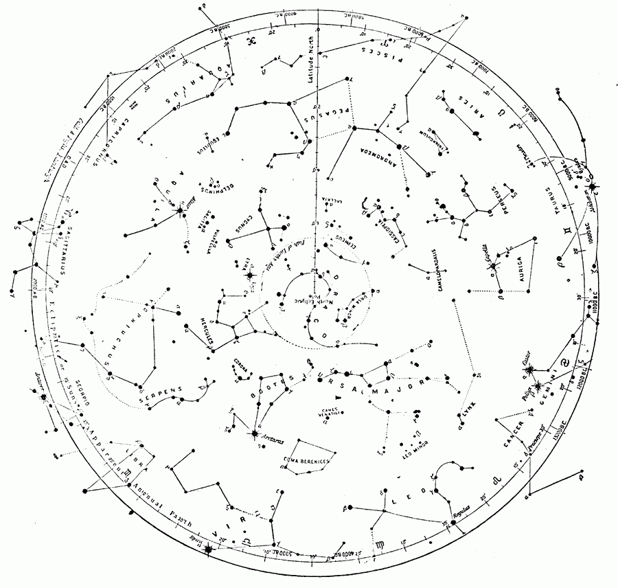 Printable Map Of The Constellations Printable Free Templates