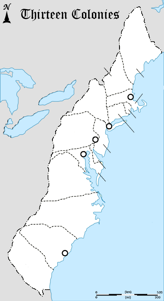 Printable Map Of The Thirteen Original Colonies Printable Sight Words 