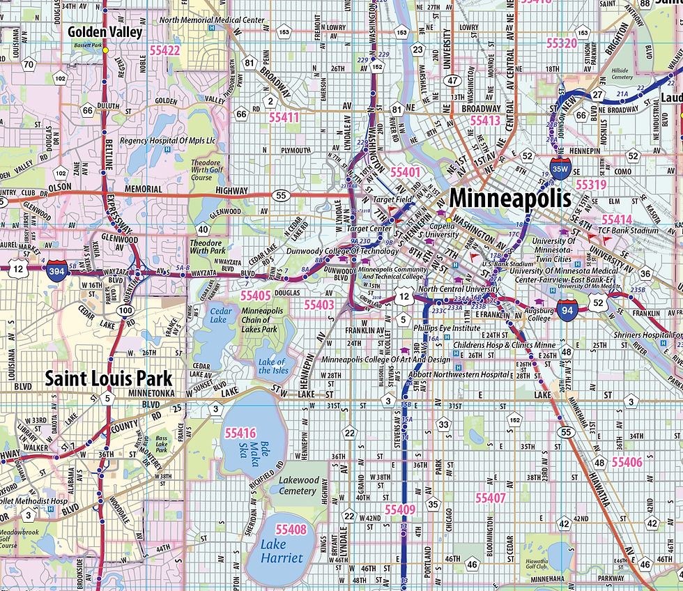 Printable Map Of Twin Cities Metro Area Adams Printable Map