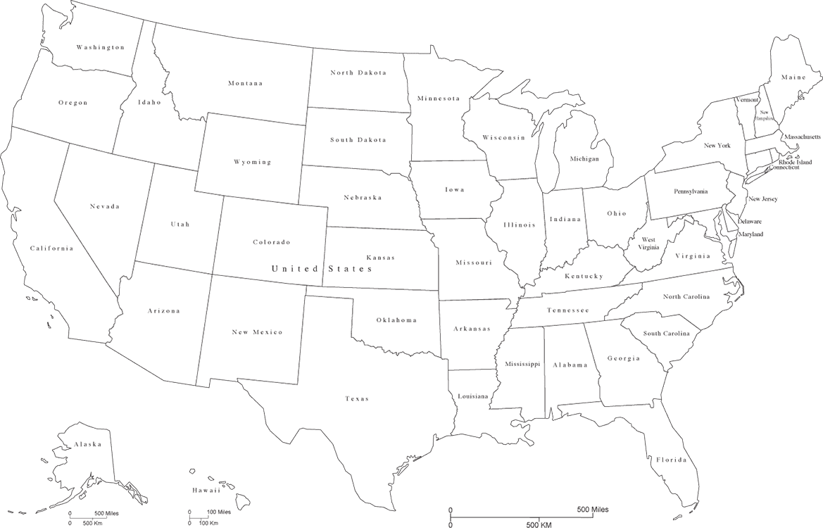 Printable Map Of United States With Cities Free Download And Print 