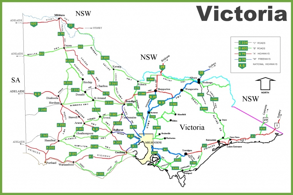 Printable Map Of Victoria