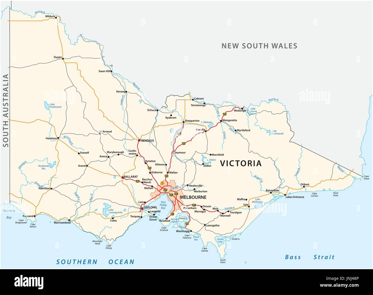 Printable Map Of Victoria