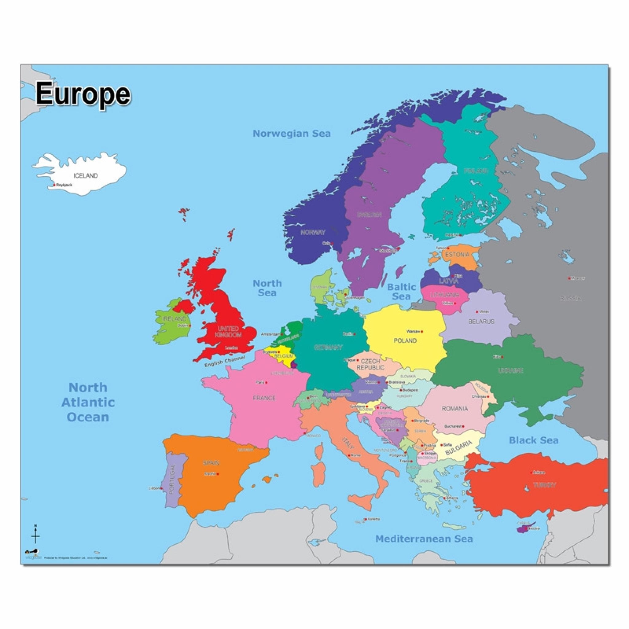Printable Maps Europe Printable Word Searches