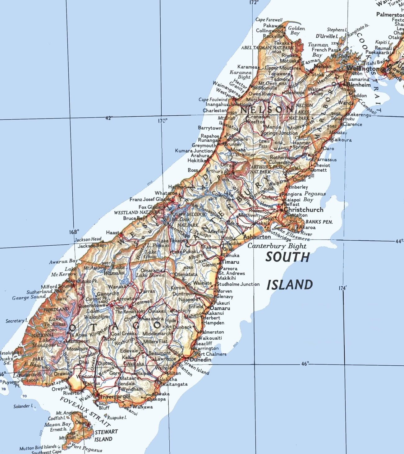 Printable Maps Nz Printable Maps Nz