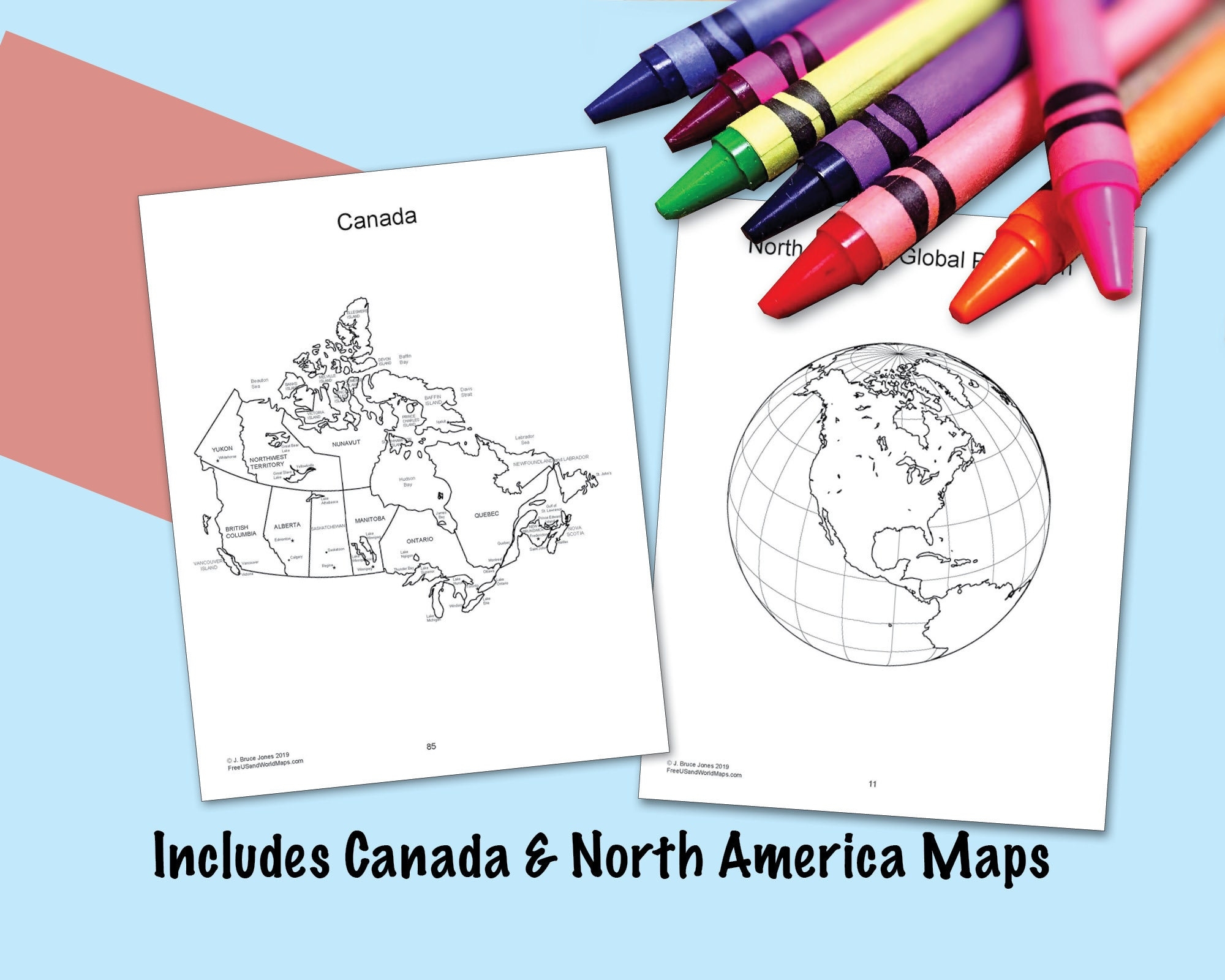 Printable Maps With Regions
