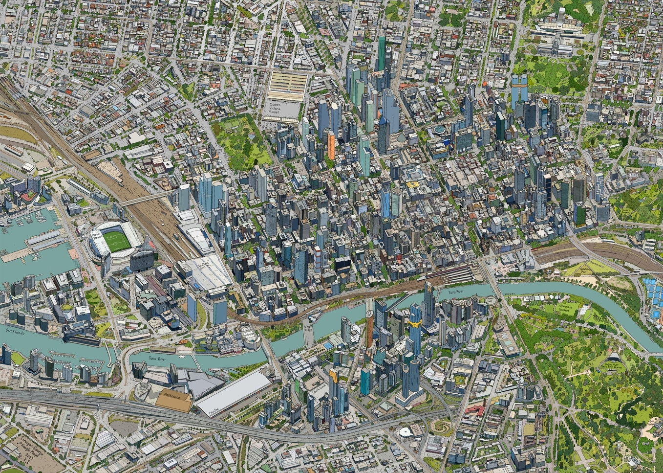 Printable Melbourne Cbd Map