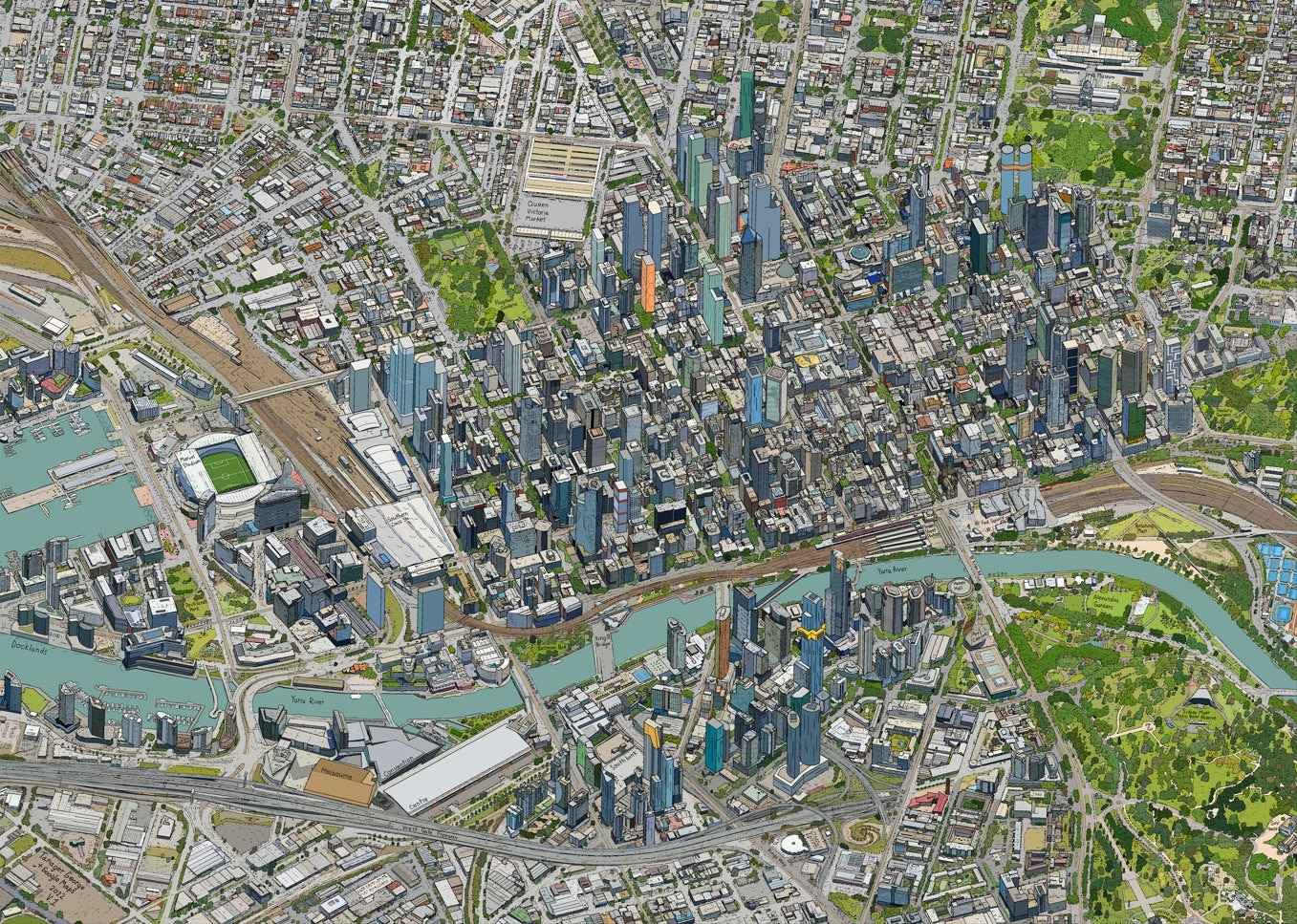 Printable Melbourne Cbd Map