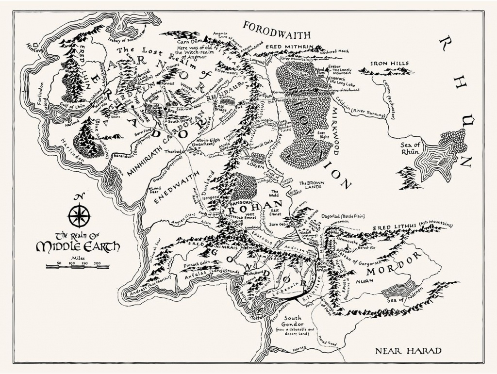 Printable Middle Earth Map Plan Your Year Easily 