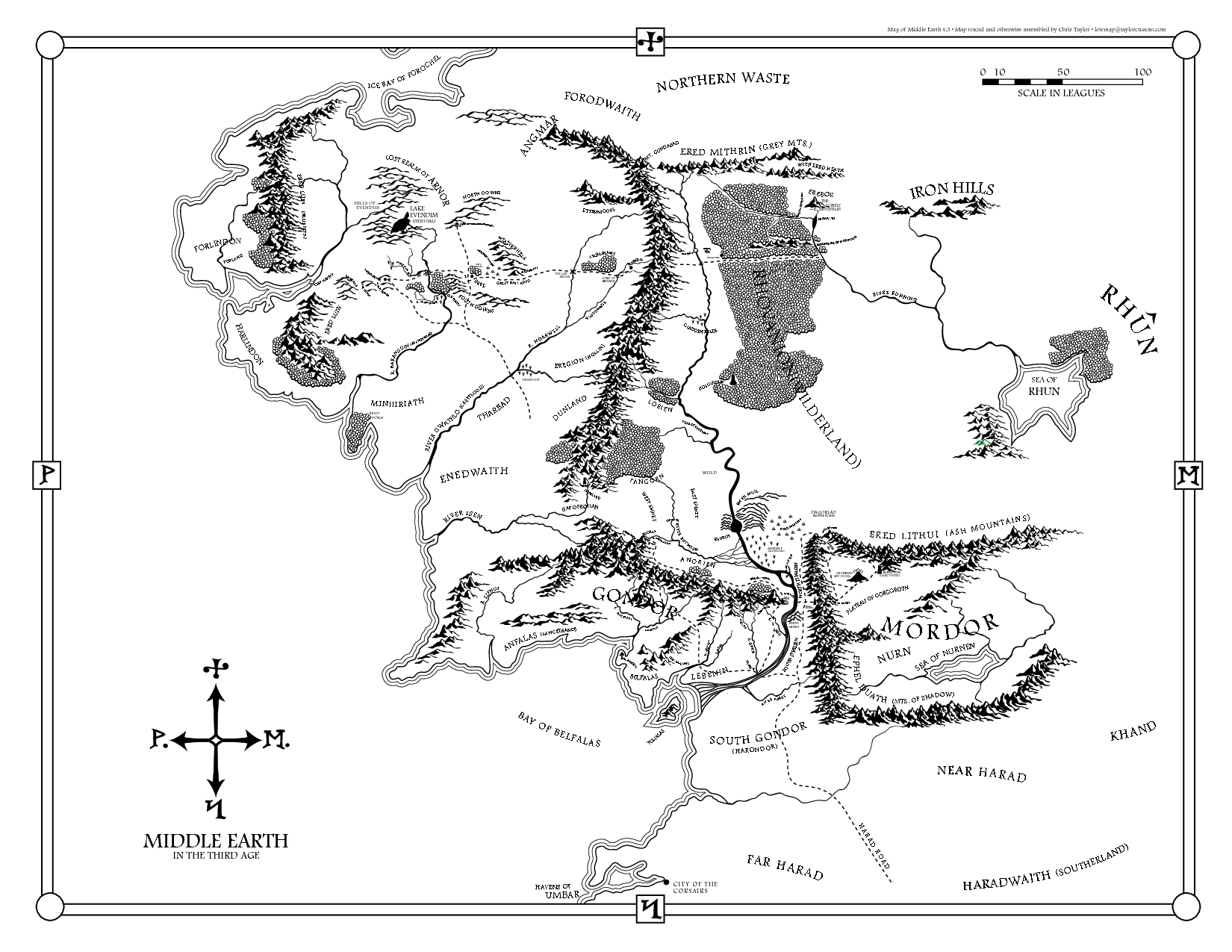 Printable Middle Earth Map Printable Word Searches