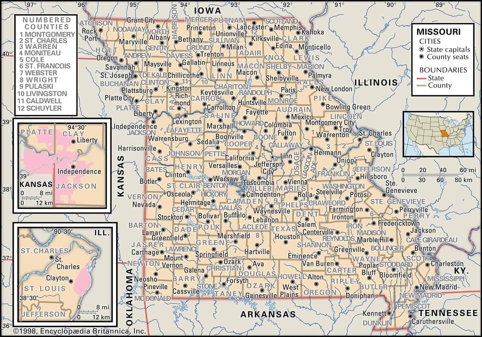 Printable Missouri County Map Printable Calendar Printable Missouri County Map Printable Calendar