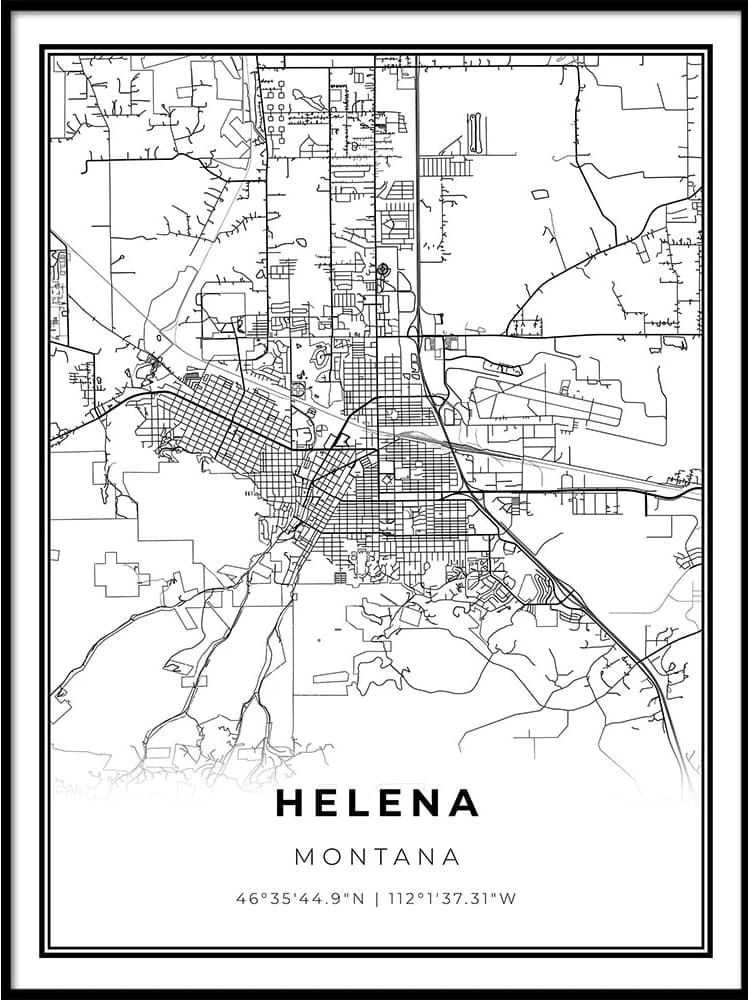 Printable Montana Map PrintableLib