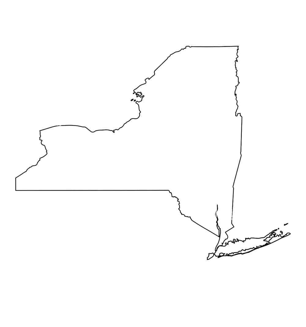 Printable New York Map Free Download And Print For You 