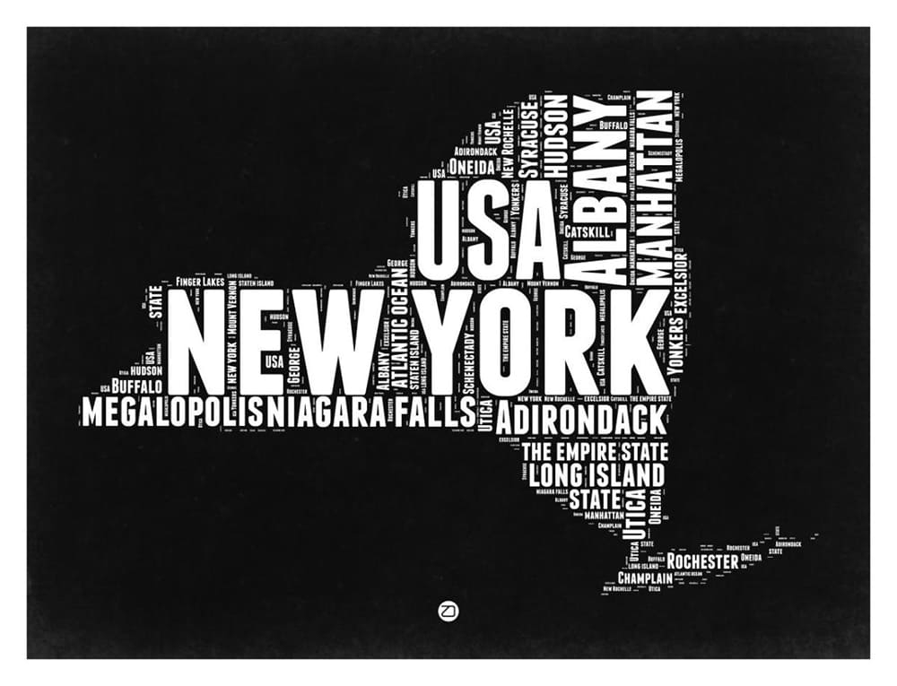 Printable New York Map State Free Download And Print For You 