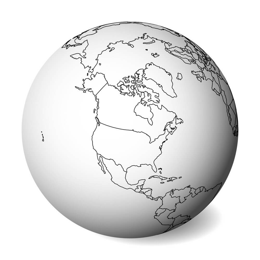 Printable North America Map Global 1 Free Download And Print For You 