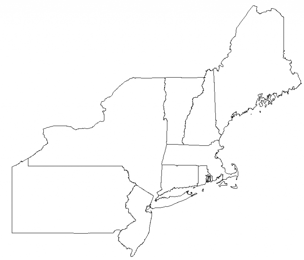Printable Northeast Map