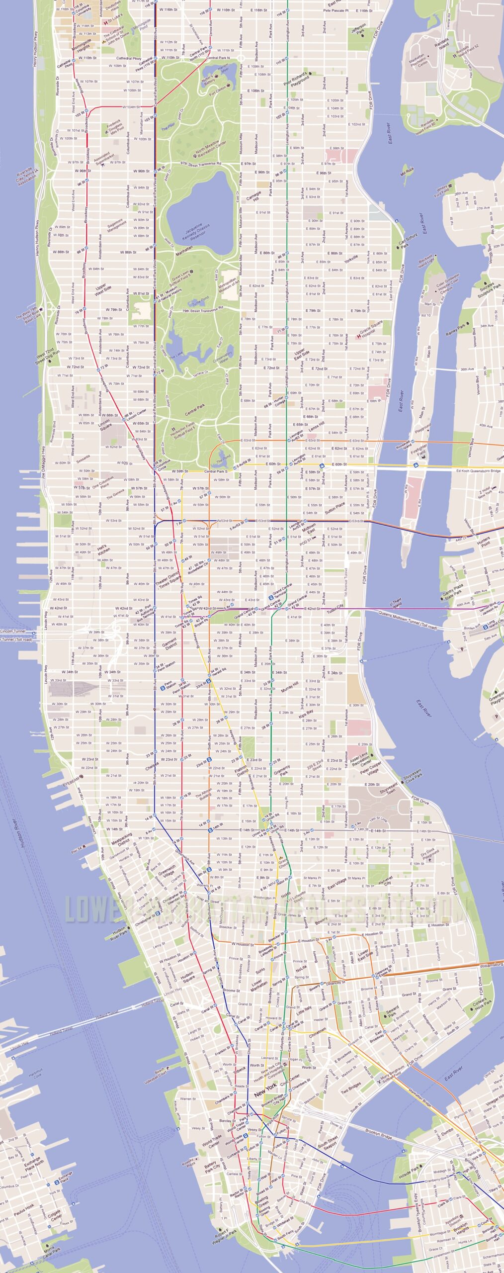 Printable Nyc Map