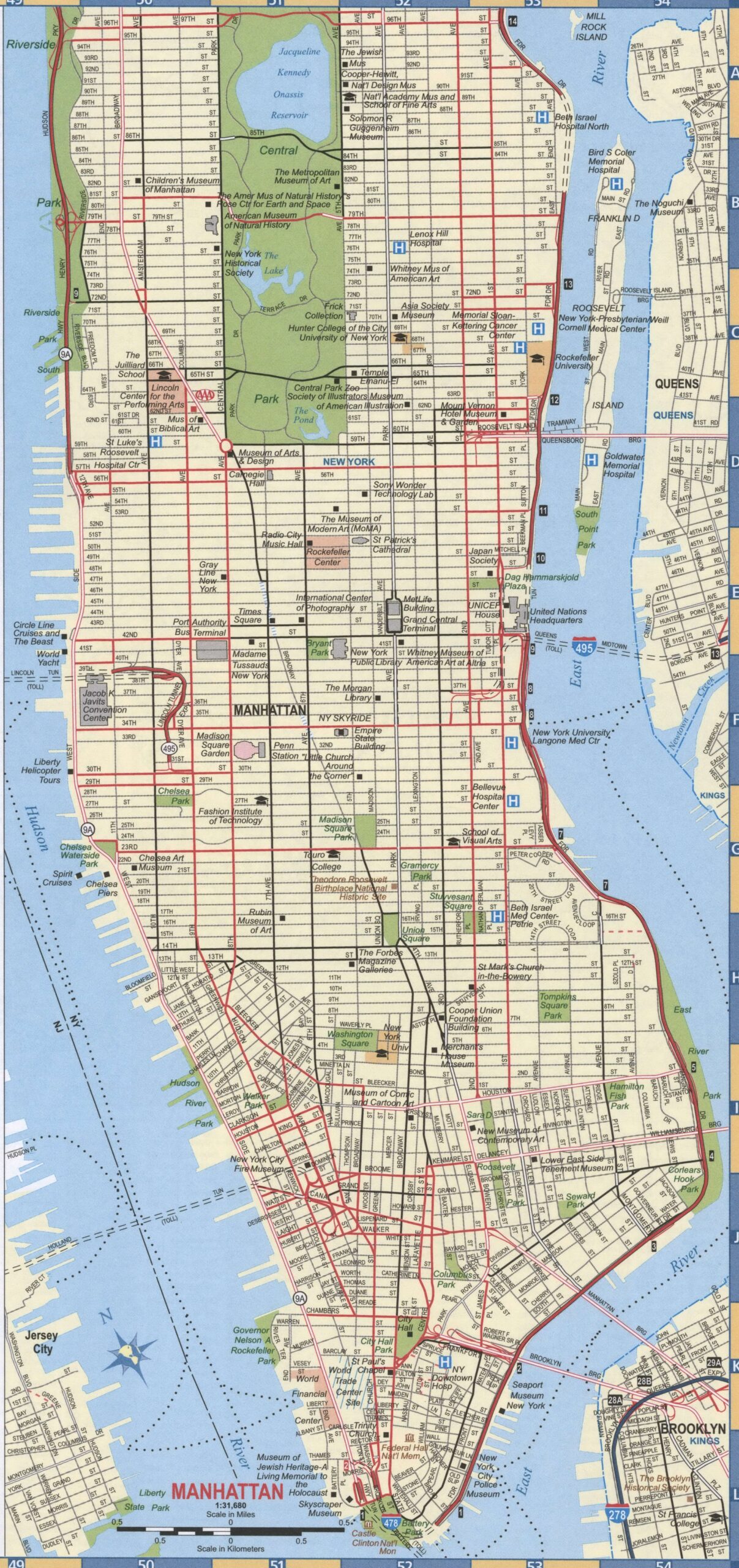 Printable Nyc Map
