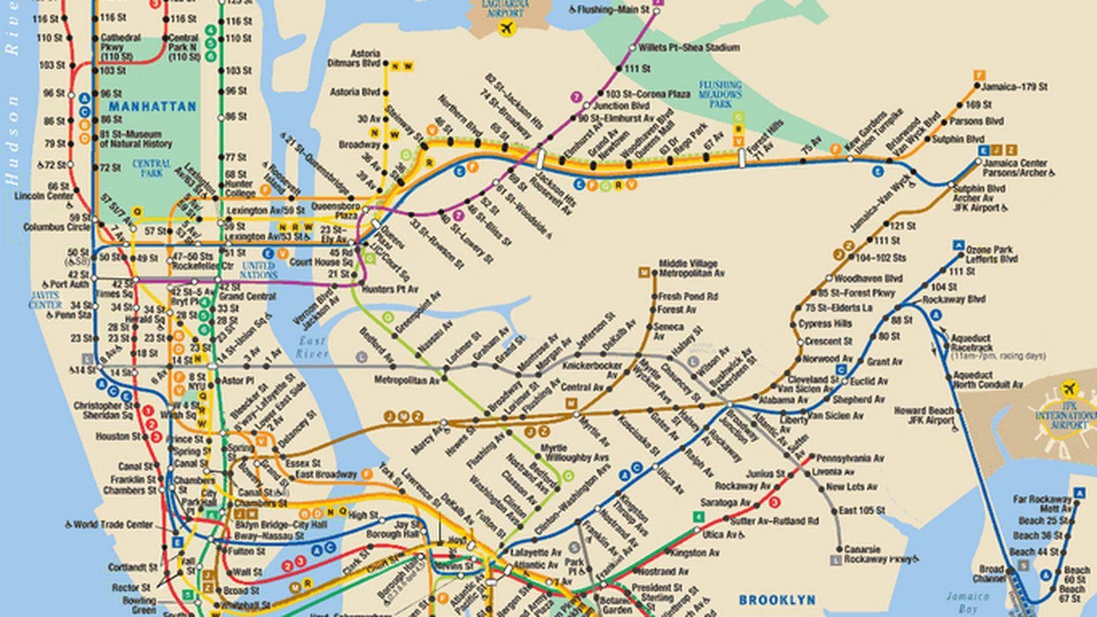 Printable Nyc Subway Map