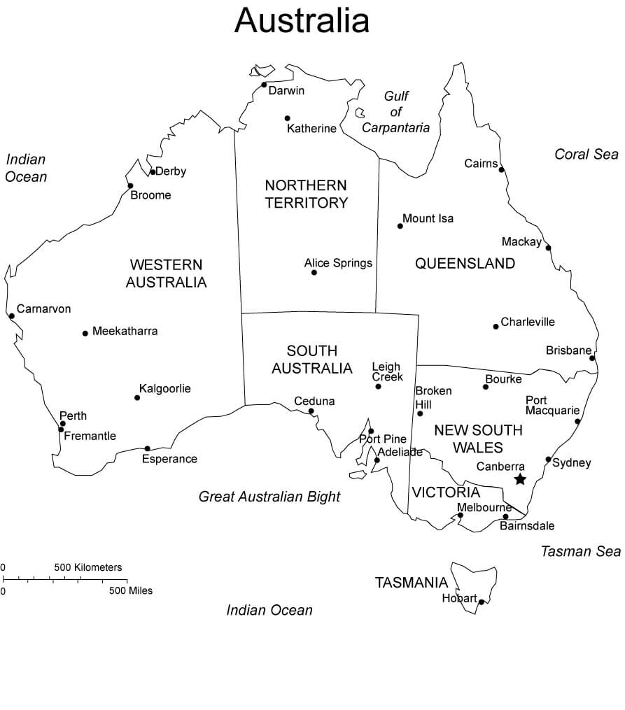 Printable Oceania Map 1 Free Download And Print For You 
