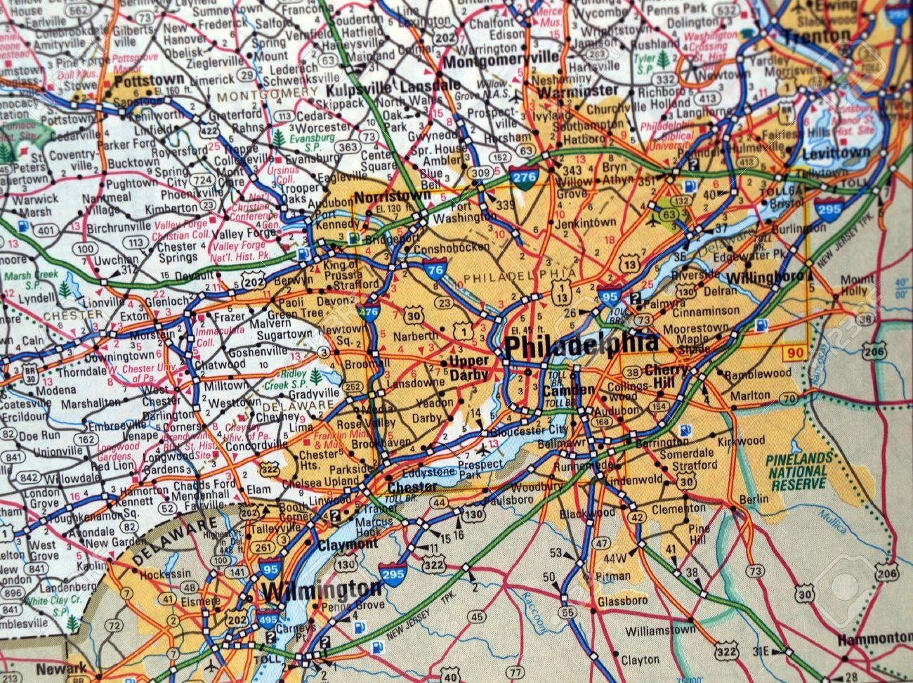 Printable Philadelphia Map
