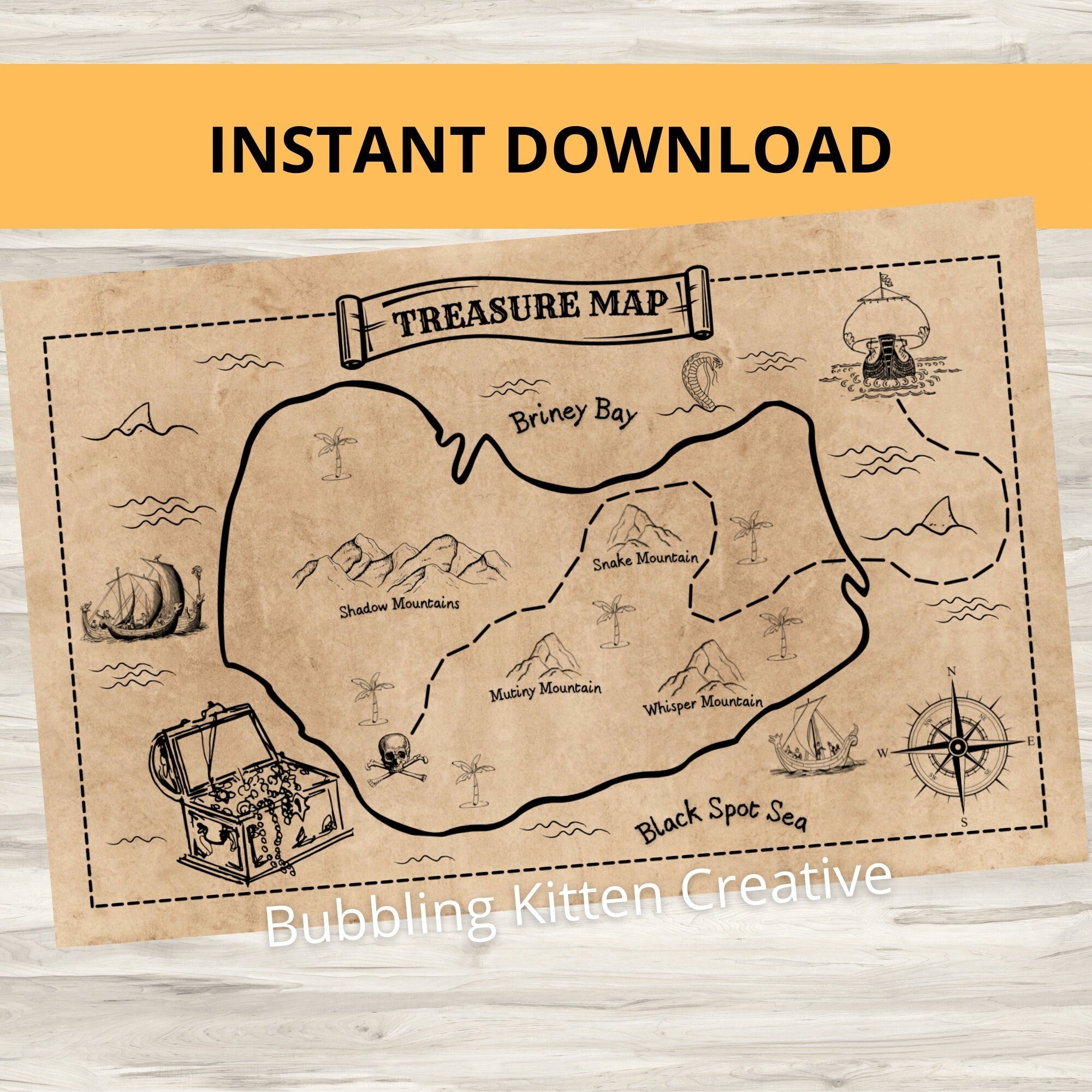 Printable Pirate Map Template Free Printable Map