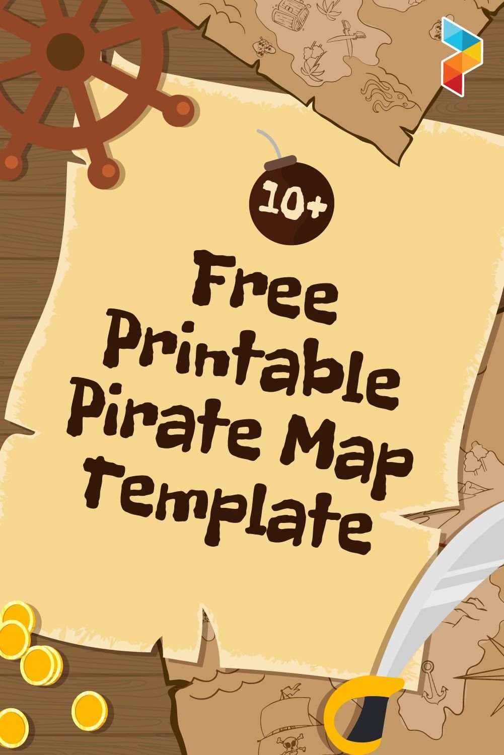 Printable Pirate Map Template