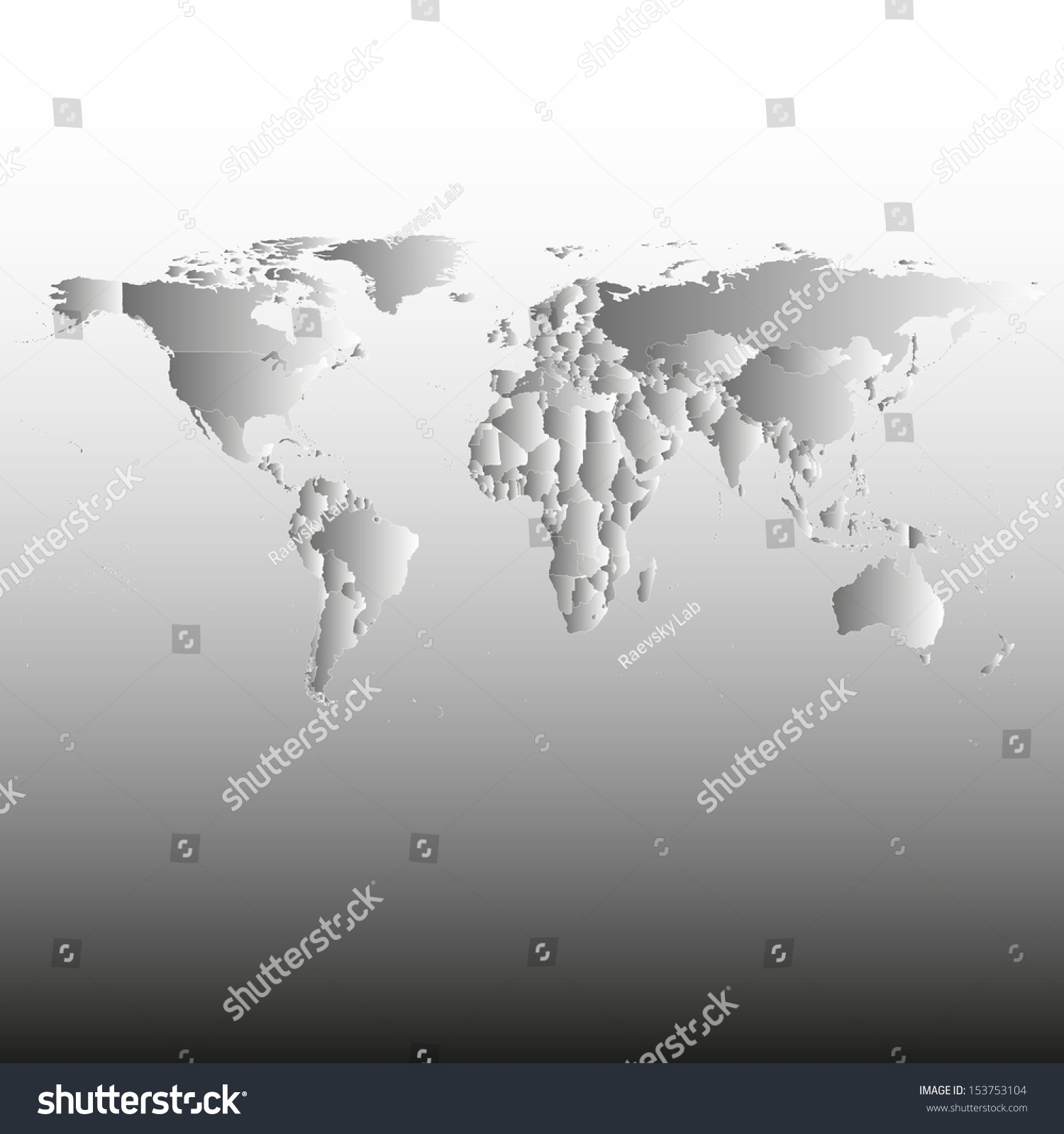 Printable Political World Map