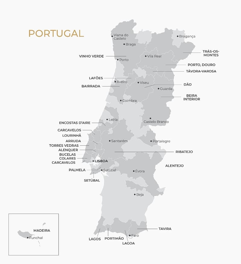 Printable Portugal Cities Map Free Download And Print For You 