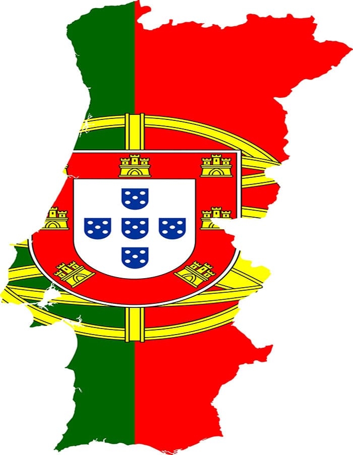 Printable Portugal Flag Map Free Download And Print For You 