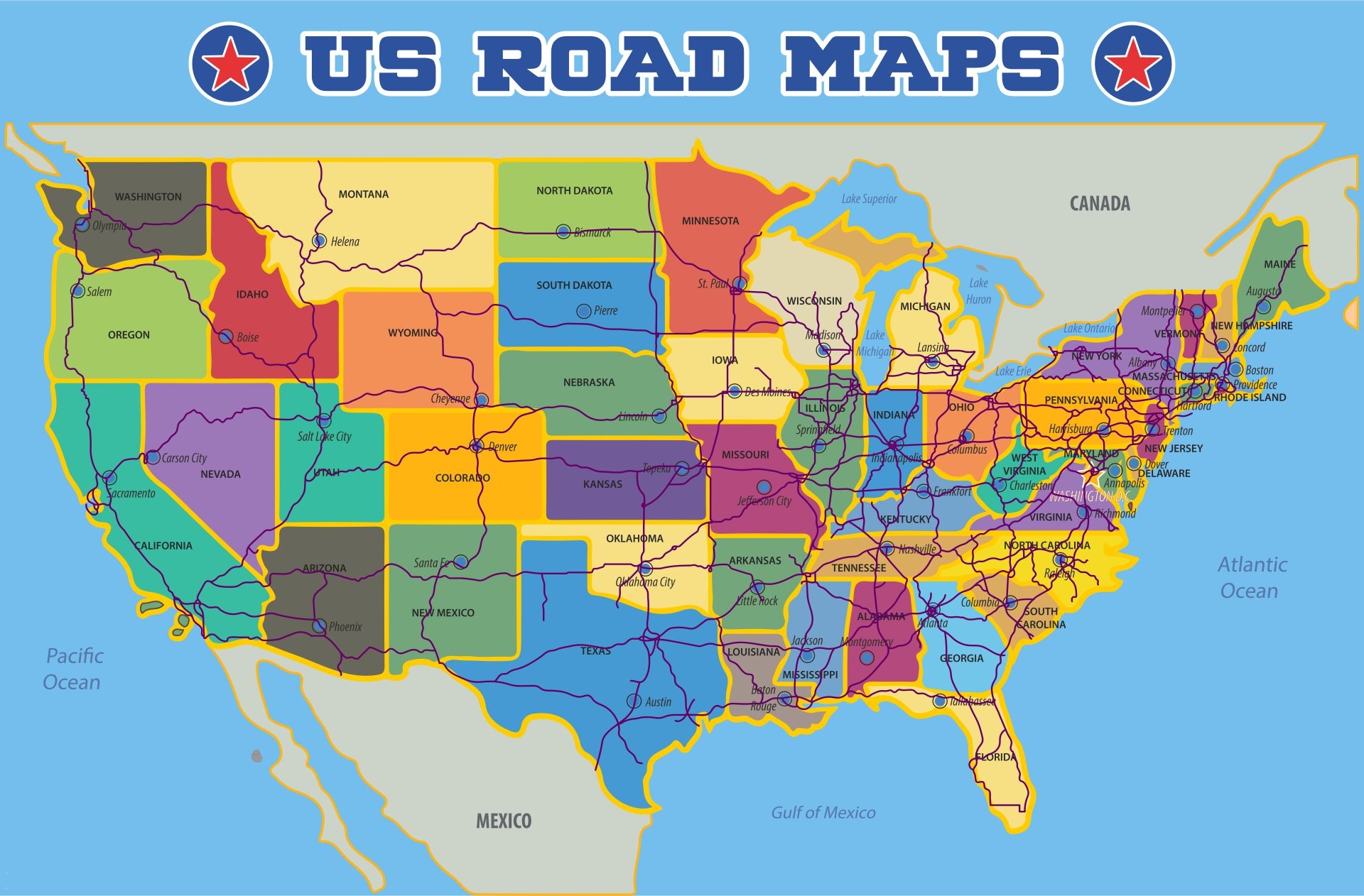 Printable Road Maps