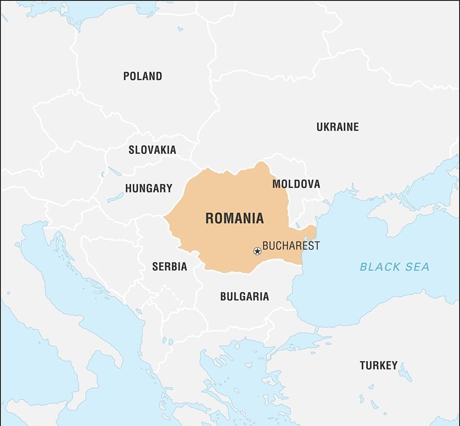 Printable Romania Map World Free Download And Print For You 