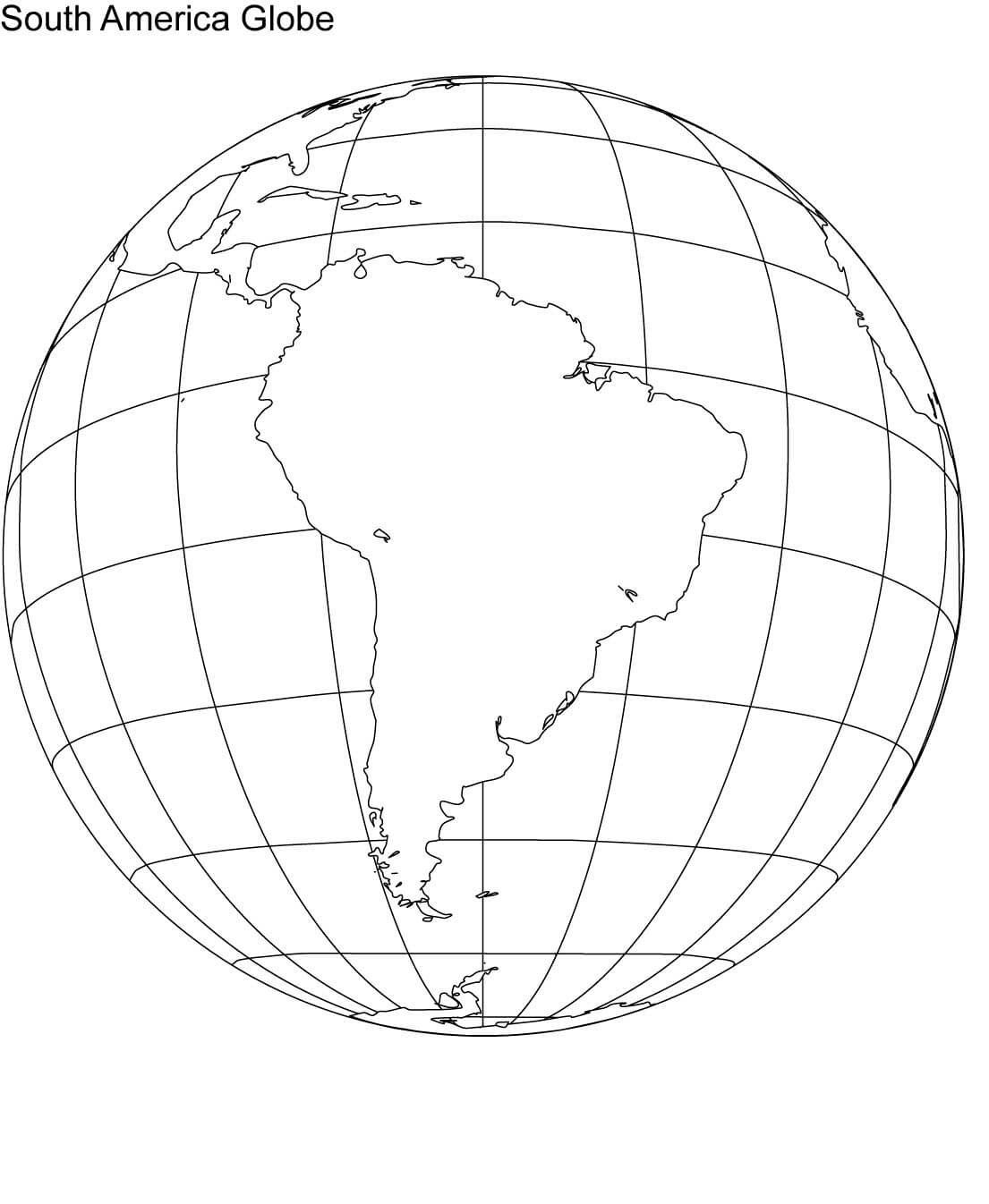 Printable South America Map PrintableLib