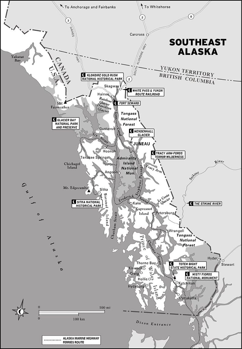 Printable Southeast Alaska Map Free Download And Print For You 