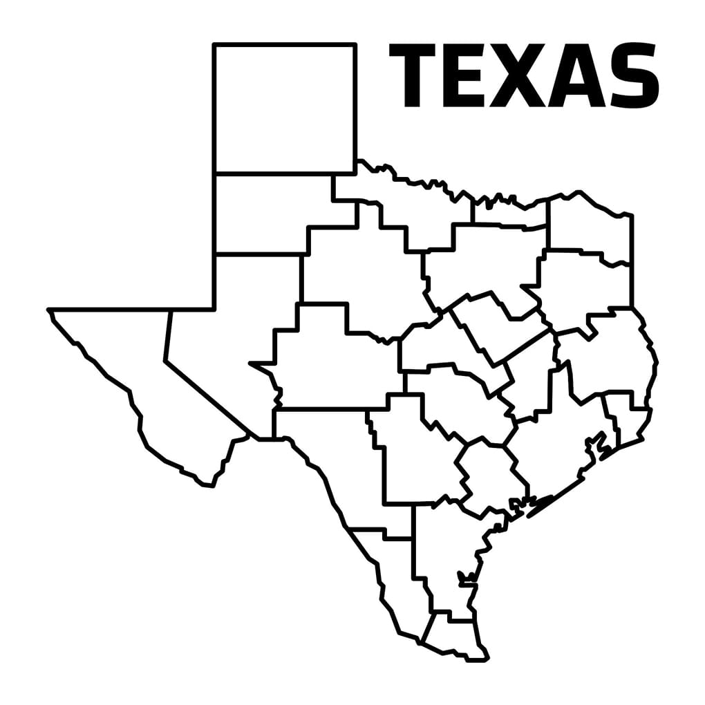 Printable Texas State Map Free Download And Print For You