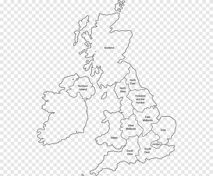 Printable United Kingdom Regions Map Free Download And Print For You 