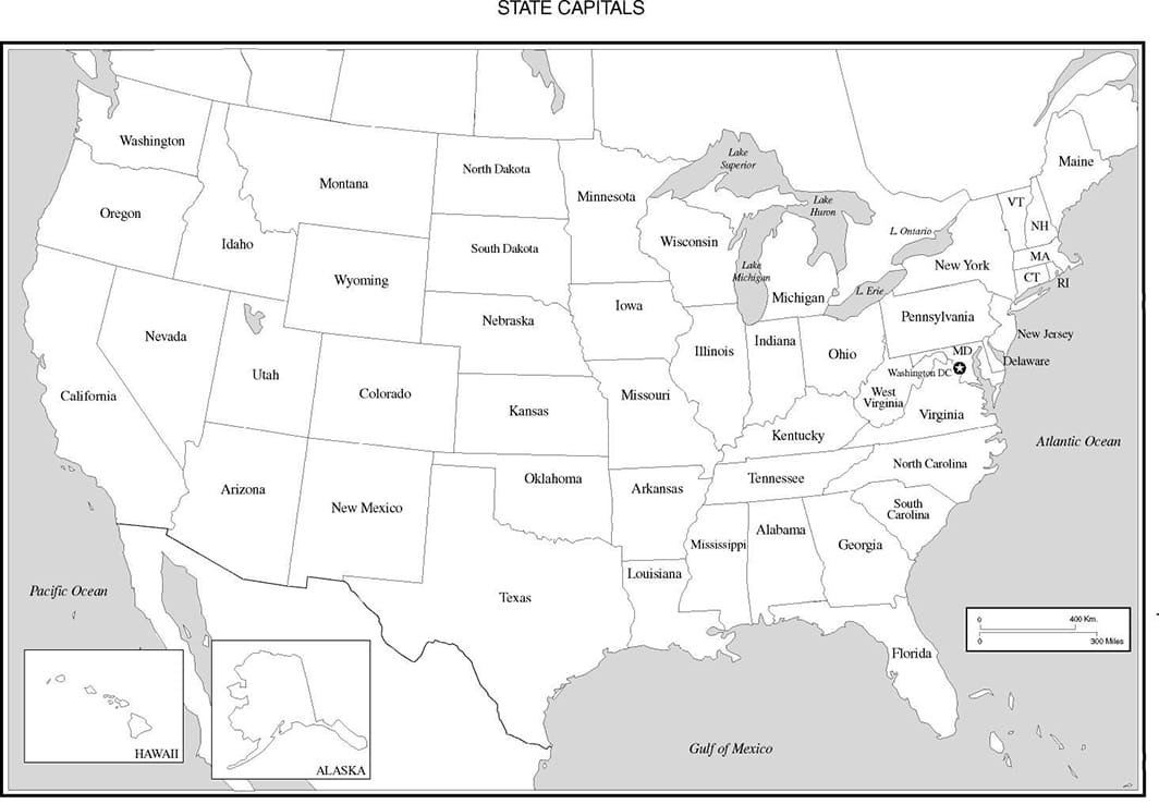 Printable United States Map Labeled Free Download And Print For You