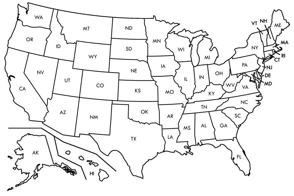 Printable United States Map To Label Printable US Maps