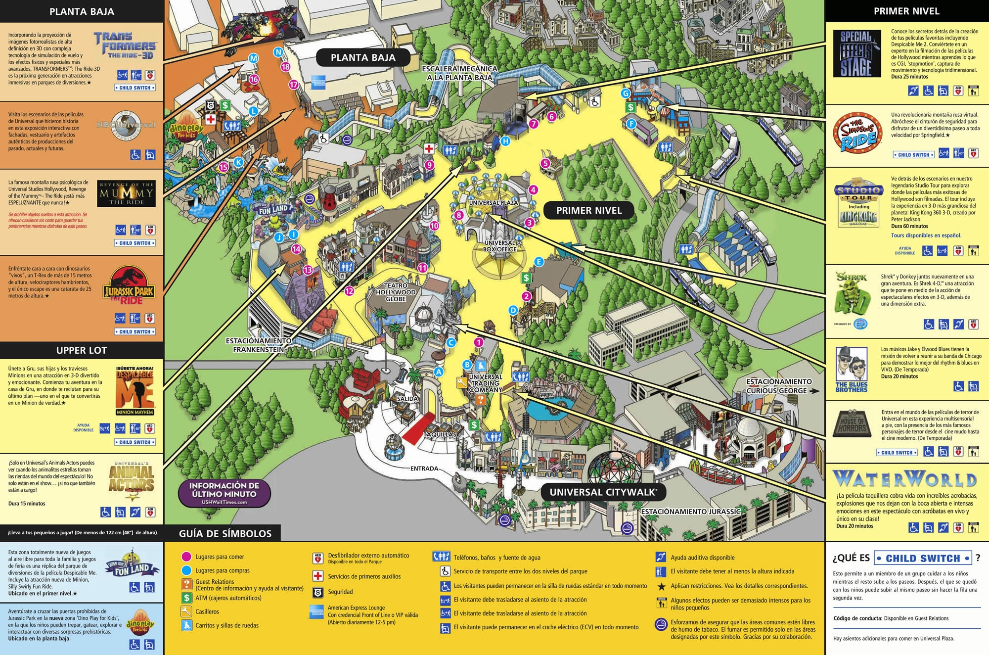 Printable Universal Studios Map