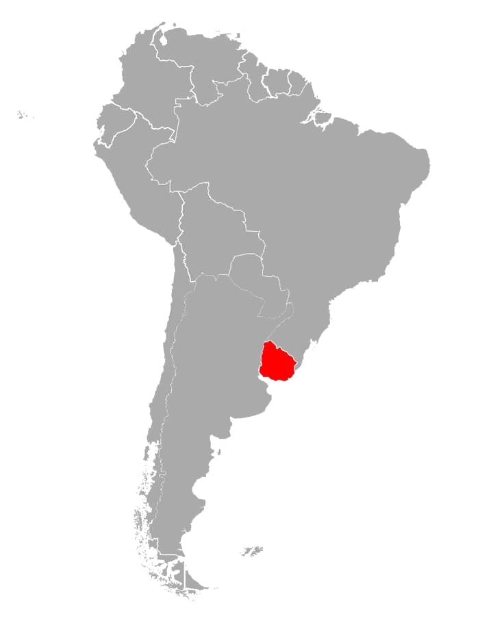 Printable Uruguay Map South America Free Download And Print For You 