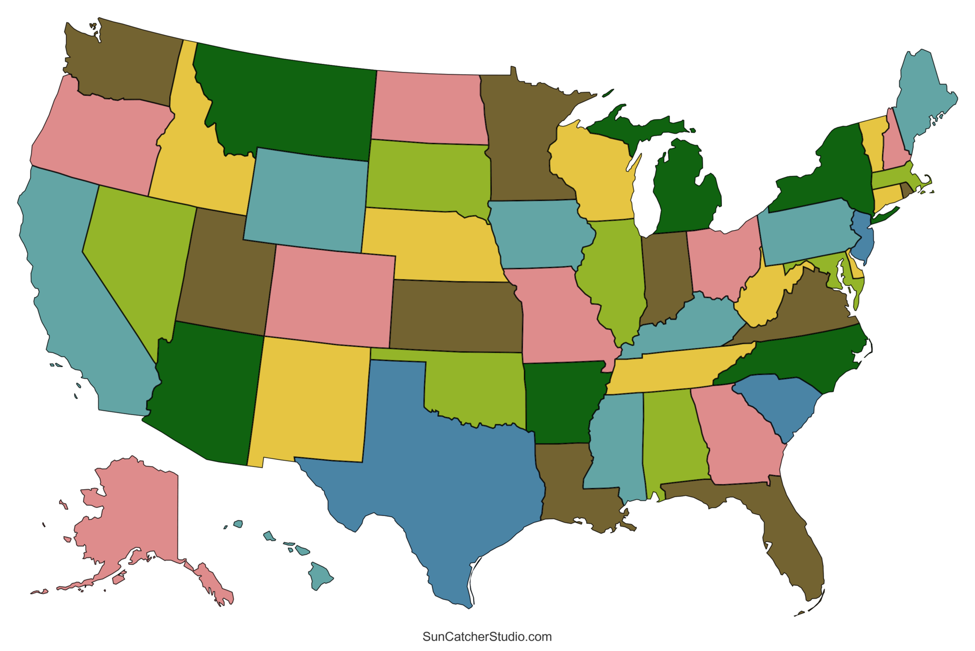 Printable Us Map Free Printable Map
