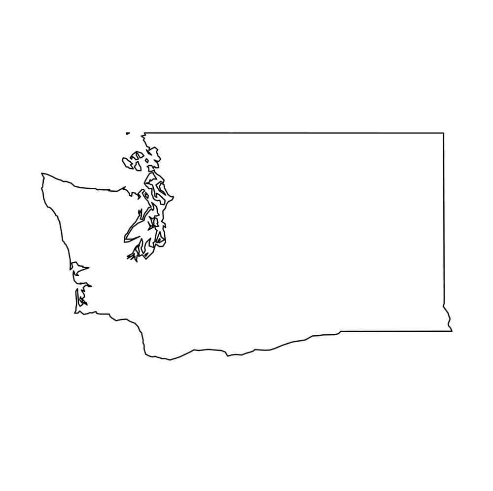 Printable Washington State Map Free Download And Print For You 